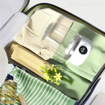 Washéco™ - Mini Machine à Laver Portable 2-en-1 Sans Fil