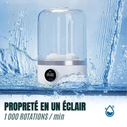 Washéco™ - Mini Machine à Laver Portable 2-en-1 Sans Fil